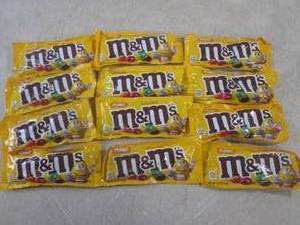 lot 226 image: (B-1) 12 Bags of Peanut M&Ms Past ...