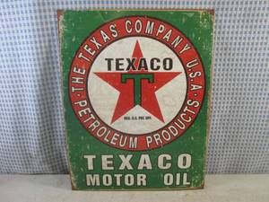 lot 58 image: (EC1) Texaco Motor Oil Metal Sign 1...