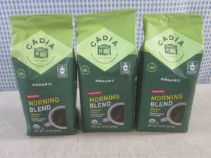 lot 71 image: (B-2) 3 Bags of Organic Morning Ble...