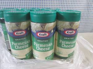 lot 72 image: (B-3) 6 Containers of Kraft Grated ...