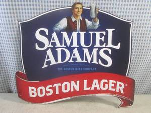 lot 109 image: (G-1) Samuel Adams Boston Lager Tin...