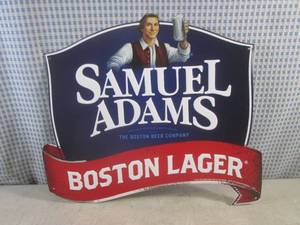 lot 110 image: (G-1) Samuel Adams Boston Lager Tin...