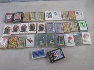 lot 136 image: (CS) 32 Decks of Assorted Playing C...