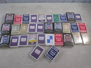 lot 140 image: (CSB) 32 Decks of Assorted Playing ...