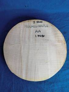 lot 130 image: Figured Maple Turning Wood