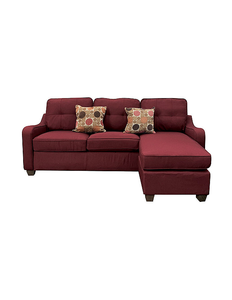 ACME Cleavon II Reversible Sectional Sofa with Pillows