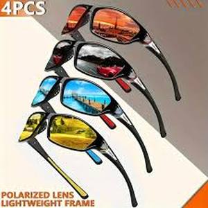 lot 146 image: 4-pcs Value Pack - Fashionable Polarized Sports Glasses