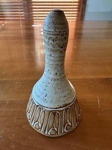lot 74S image: Los Artesanos Art Pottery Bell from Puerto Rico