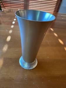 lot 80S image: Vintage Kensington Aluminum Vase