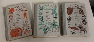 lot 49G image: Set of 3 The Family Treasury of Childrens Stories Books