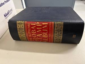 lot 52G image: The Supreme Global Stamp Album by Minkus Publications