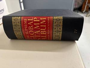 lot 53G image: The Supreme Global Stamp Album by Minkus Publications, Volume IV