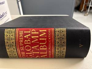 lot 54G image: The Supreme Global Stamp Album by Minkus Publications