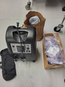 lot 82G image: Lifestyle 5L Oxygen Concentrator with Soft-Touch Adult Nasal Oxygen Cannulas
