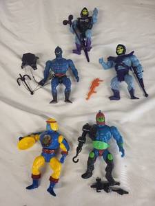 lot 131G image: Set of 5 Vintage Masters of the Universe Action Figures