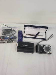 lot 113G image: Panasonic Lumix DMC-ZS1 Camera with Waterford Writing Instrument