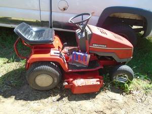 Snapper Riding Mower model # LT14H41. 14 hp 41 deck. Running. New battery. As shown.
