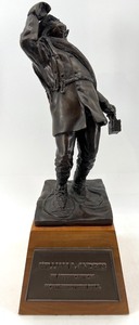 Northwestern Bell Commemorative Bronze Sculpture - Signed