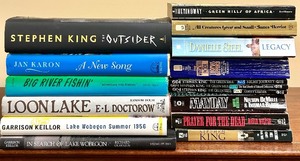 lot 41 image: Collection of Assorted Books by Stephen King, Jan Karon, and Others
