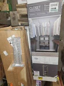 lot 9 image: Grey closet kits
