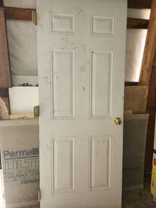 lot 77 image: Steel 32 exterior door slab