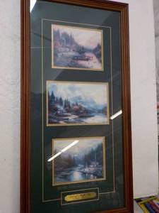 Thomas Kinkade 3 Picture End of a P...