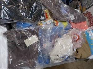 lot 58 image: 25 or more New Clothing from major ...