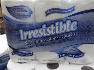 12 Rolls Irresistible 2 Ply Bath Ti...