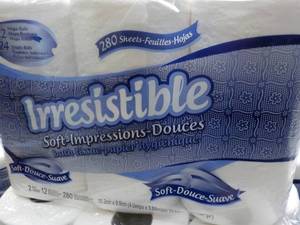 lot 64 image: 12 Rolls Irresistible 2 Ply Bath Ti...