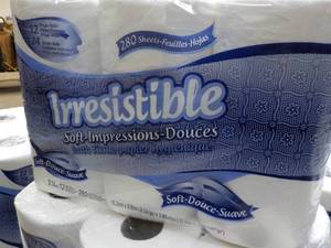 lot 70 image: 12 Rolls Irresistible 2 Ply Bath Ti...