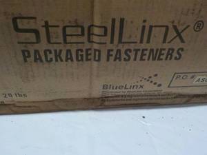 lot 73 image: 20 lb. box SteelLinx Packaged Faste...