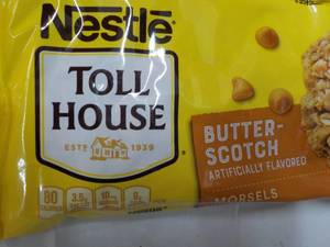 lot 109 image: 4 bags 11 oz Nestle Butterscotch Mo...