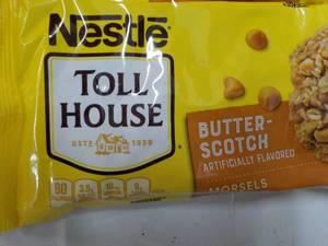 lot 110 image: 4 bags 11 oz Nestle Butterscotch Mo...