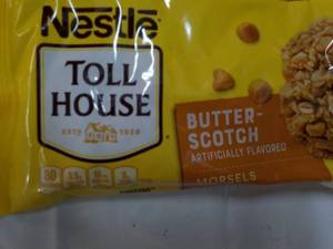 lot 112 image: 4 bags 11 oz Nestle Butterscotch Mo...