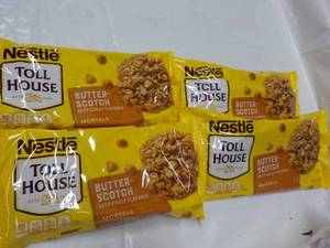 lot 114 image: 4 bags 11 oz Nestle Butterscotch Mo...