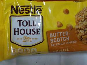lot 115 image: 4 bags 11 oz Nestle Butterscotch Mo...