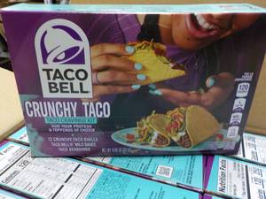 lot 127 image: Case of 12 Taco Bell Crunchy Taco M...