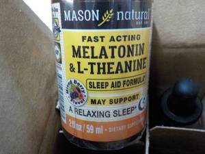 lot 146 image: Mason Natural Melatonin and L-thean...