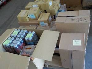 lot 196 image: Pallet of Unclaimed Food...