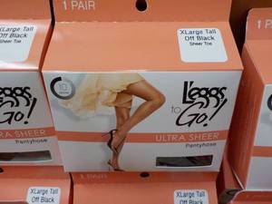 lot 191 image: Case of 36 Leggs to Go size XL Tall...