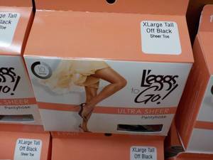 lot 192 image: Case of 36 Leggs to Go size XL Tall...