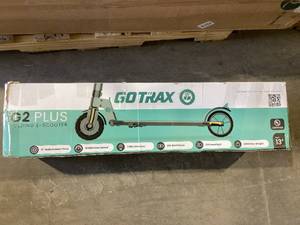 lot 615 image: GOTRAX G2Plus Foldable Electric Scooter for Adult Teens Age of 8 with 6 Tires, 200W 12mph