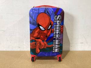 lot 632 image: Marvel Kids Spider-Man Hardside Carry On Spinner Suitcase