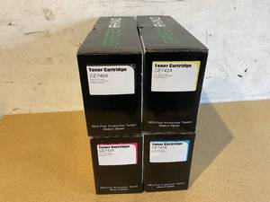 lot 233 image: LOT OF 4 Green Rhino Premium Toner Cartridge