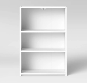lot 671 image: 3 Shelf Bookcase - Room Essentials