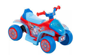 lot 686 image: Huffy Spidey and His Amazing Friends Battery Ride-On Quad - 6V - Age 1.5