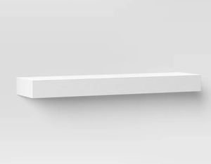 lot 691 image: LOT OF 2 24 Floating Wood Shelf - Threshold