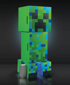 lot 695 image: Minecraft Charged Creeper Figural Mini Fridge