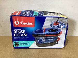 lot 676 image: RinseClean Spin Bucket System  1 Extra Mop Head, Clean with Clean Water