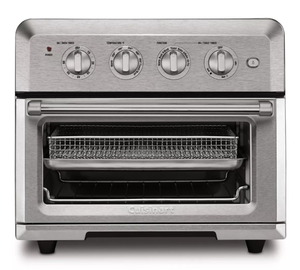 lot 10 image: Cuisinart Air Fryer Toaster Oven Stainless Steel CTOA-122 1800W, Convection Bake, Broiler